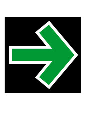 Grüner Pfeil