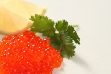 red salmon caviar