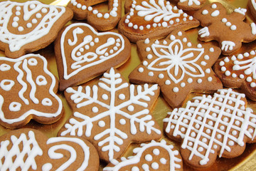 Gingerbread cookies.