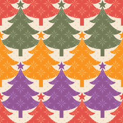 Obraz premium Christmas tree pattern