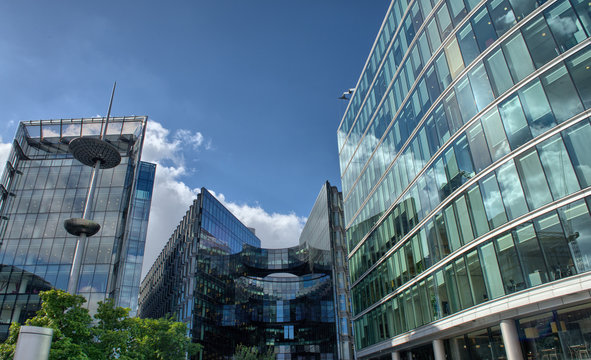 Canary Wharf Is A Large Business And Shopping Development In Eas