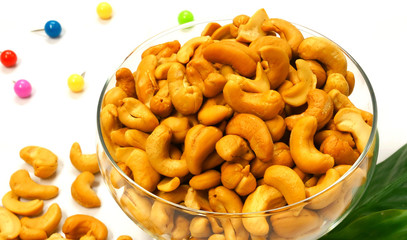 cashew nuts.
