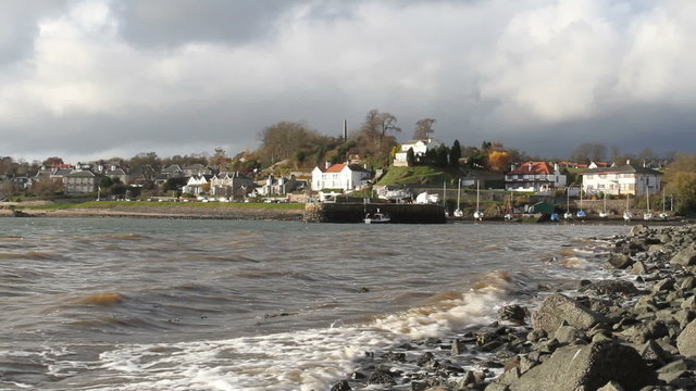 Aberdour waterfront Fife Scotland
