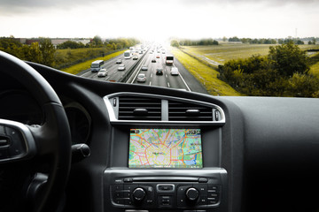 guidare nel traffico