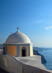 Fototapeta na wymiar Church of Santorini, Greece