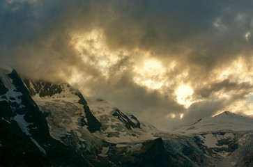 Glacier in austrian alps