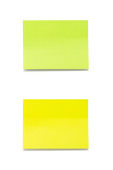 Color sticky sheets of paper