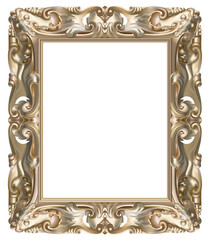 Cadre baroque or pâle, de style italien