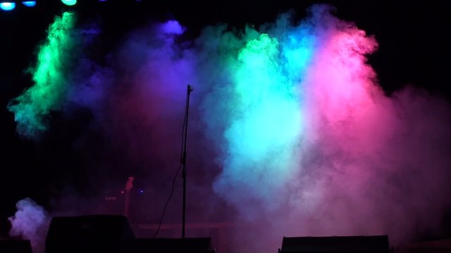 Smoke And Concert Stage Lights 3