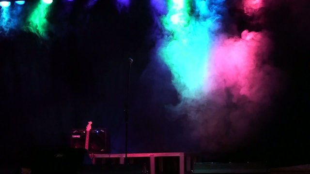 Smoke And Concert Stage Lights 2