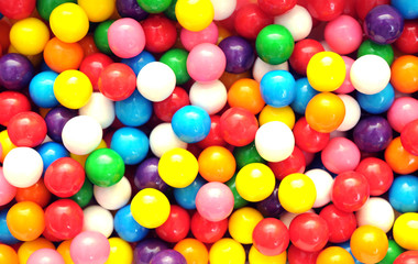 Fototapeta na wymiar gummy ball candies