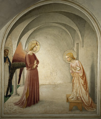 La Anunciacion (Florencia,Toscana) - obrazy, fototapety, plakaty