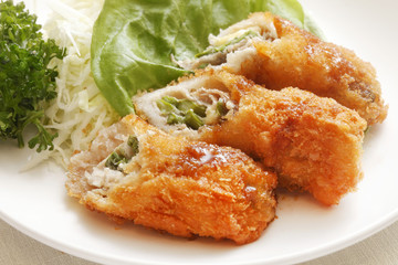 アスパラの豚肉巻き