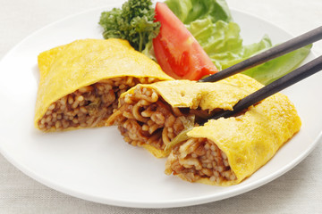 オム焼きそば