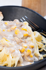creamy corn pasta