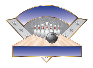 Bowling Design Template Triangle
