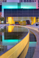 Color Illuminated Buildings at night  in San Francisco © eijiuedaphoto