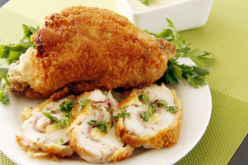 Stuffed fried chicken