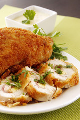 Creamy stuffed chicken