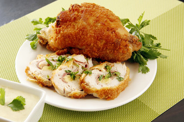 Golden fried chicken