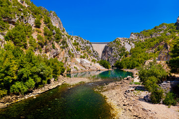 Fototapeta na wymiar Green Canyon w Turcji