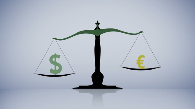 Pair eur-usd on scales