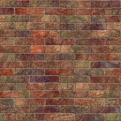 Multicolor stone wall. Seamless texture.