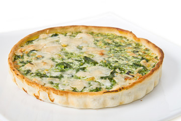 cake with ricotta and spinach 