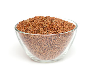 buckwheat in a glass bowl