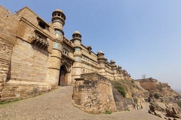 Fototapeta na wymiar Gwalior fort w Madhya Pradesh,