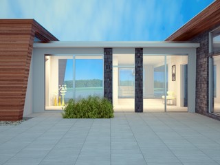 Modern Building Front