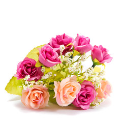 Flower on white background