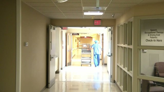 Hospital Staff Worker in Hall