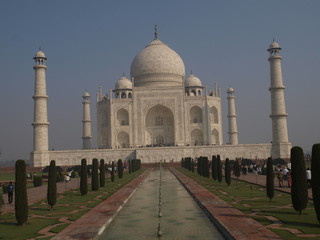 Fototapeta na wymiar Taj Mahal en Agra (India)