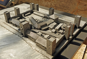 Maqueta del antiguo castillo de Triana