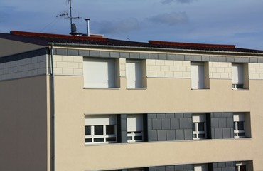 Chantier façade lotissement toiture, immeuble, construction 2013