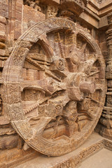 Chariot Wheel, Konark Sun Temple, Orissa.