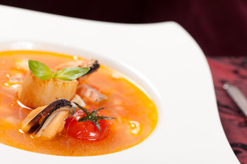 Seafood soup