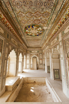 Interior of Ahhichatragarh Fort, Nagaur, Rajasthan