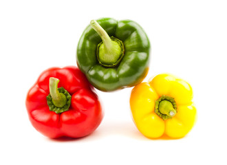 paprika isolated on white