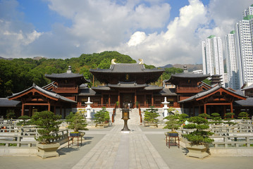 Obraz premium Chi Lin Nunnery, Kowloon, Hongkong