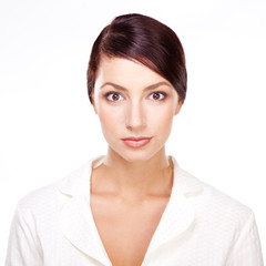 Fototapeta premium Young beautiful businesswoman