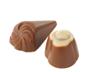 chocolate candy isolated