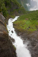 Obraz premium Norwegian waterfall