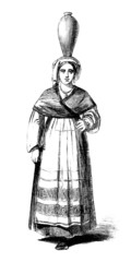 Woman : trad. Mediterranean Peasant