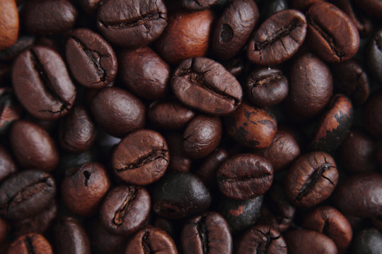 coffee beans background © jonnysek