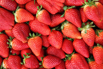 strawberries background