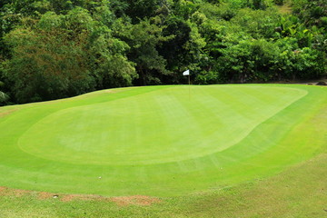 Obraz premium Terrain de golf