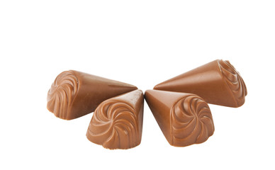chocolate candy isolated