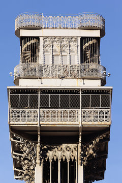 Famous Santa Justa Elevator